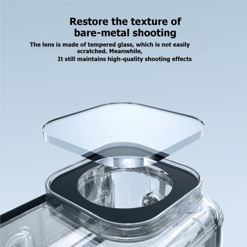 Waterproof Case for  Action 6, 60m Diving Housing HD High-Transparency Protective Shell Swimming Surfing 1