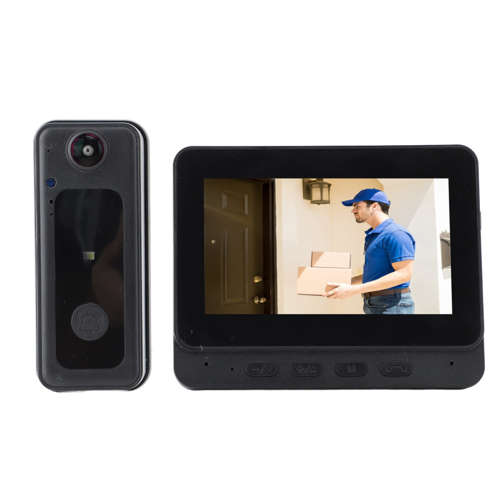 Wireless Video Doorbell Camera 8Mp 170 Night Vision Two-Way Wifi Monitor 5051386207397