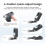 AMAGISN Adjustable Magnetic Quick Release Adapter Mount for  OSMO 360 / Action 5 Pro / 4 / 3 Action Camera Accessories 7