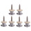 6PCS Wool Copper Guitar Strap Lock Locking Pegs Pins Mushroom Shape End Button for Acoustic Classical 1