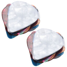 40 Pezzi Colorful Celluloid Thin Guitar Picks 0.46mm / 0.71mm Colore Casuale