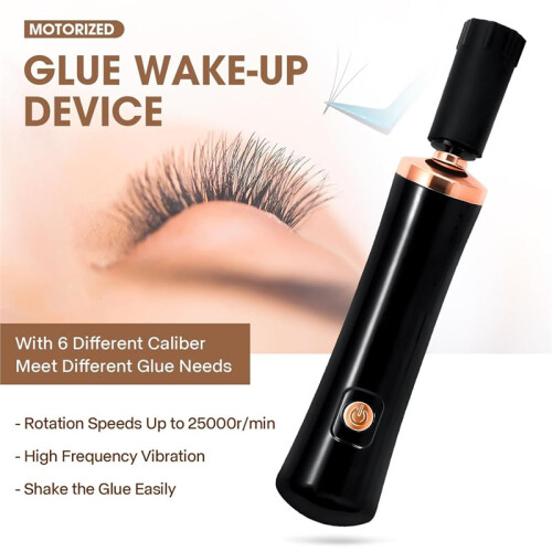 Glue Shaker for Eyelash Extensions Electric Nail Lacquer Shaker, Electric Shaker  Saving 2