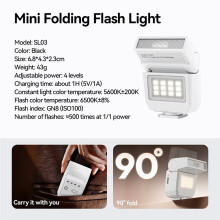 Ulanzi SL03 Camera Flash Speedlite for       and DSLR Cameras with Universal Hot Shoe A