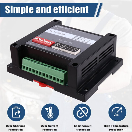 Expansion Module: Modbus RTU Protocol, RS485 Communication, 4 Inputs, 4 Outputs I/O Module,RTU Protocol Extension Module 2