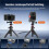 Protective Cage with Handle Grip Kit for  Action 5 Pro/4/3 Aluminum Protective Frame Quick Release with Cold Shoe 8
