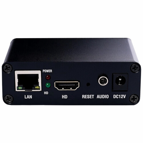 4K H.264 H.265 Network Video Decoder -Compatible HD 1080P Decoder USB Decoding RTMP RTSP UDP Decoder EU PLUG 1