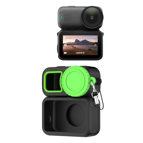 For  Osmo  Thumb Action Camera Wireless Transmission Module + Silicone Protective Case with Anti-Loss Device 1