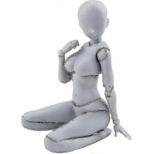 (8.3 x 7.2 x 1.6 inches, Male) Artist Mannequin Action Figure Human Body Model for Sketching and Drawing Practice
