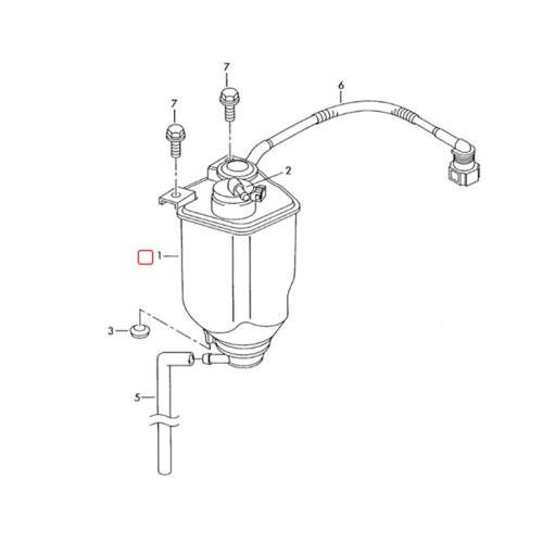Activated Carbon Canister 1J0201801H for  ,  A3 1