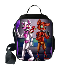 (D)Sac à lunch isotherme imprimé en 3D Five Nights At Freddys sac de pique-nique imperméable