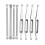 LOS04022 1/8 Upper/Lower Suspension Links Silver 7