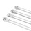 LOS04022 1/8 Upper/Lower Suspension Links Silver 8