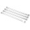 LOS04022 1/8 Upper/Lower Suspension Links Silver 9
