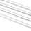LOS04022 1/8 Upper/Lower Suspension Links Silver 6