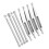 LOS04022 1/8 Upper/Lower Suspension Links Silver 1