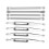 LOS04022 1/8 Upper/Lower Suspension Links Silver 13