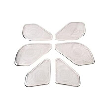 For Land L460 2023 Door Speaker Cover Decoration Sticker Door Stereo Speaker Cover, Bright Silver