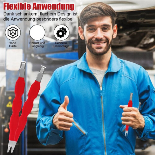 2pcs Electrical Connector Disconnect Tools, Universal Automotive Electrical Plug Puller Remover Tool 2