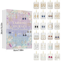 (Earrings)Gorilla Air Force Ballet Calendario Avvento Natale Scatola Cieca 24 Giorni Conto alla Rovescia
