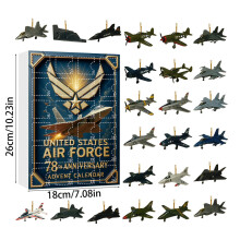 (Air Force)Gorilla Air Force Ballet Calendario Avvento Natale Scatola Cieca 24 Giorni Conto alla Rovescia