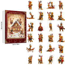 (Gingerbread Man)Gorilla Air Force Ballett Weihnachten Adventskalender Blindbox 24 Countdown Day