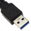 kenable USB 3.0 SuperSpeed Type A Plug to A Plug Cable Lead 0.5m Black 3