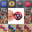(Red AB)Fidget Spinner Captain American Fingertip Gyro Shield Alloy Decompression Toys 6