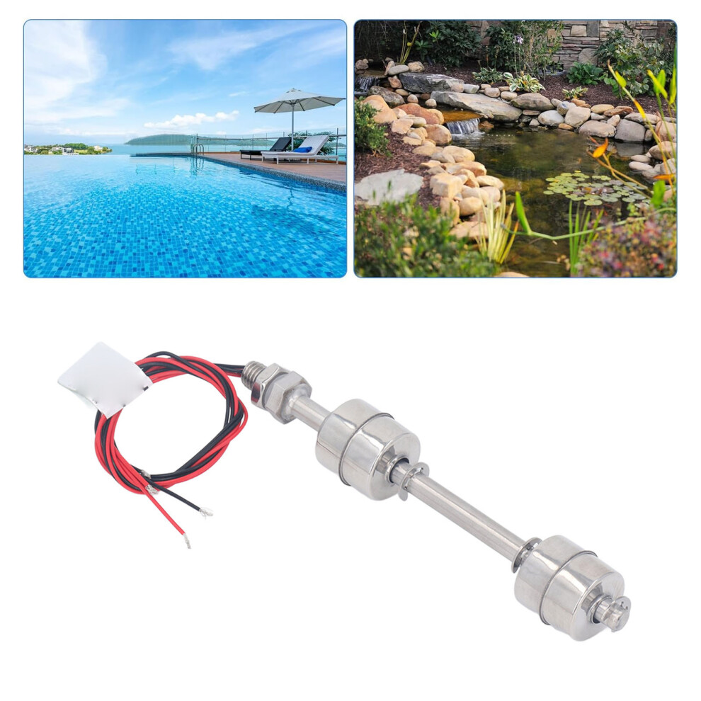 Water Level Sensor Float Switch 150Mm Stainless Steel High Sensitivity 0-220V 3511386209569