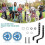(As show, One size) Kids Training Wheels For 20 Inch Bicycle With Stabilization 2