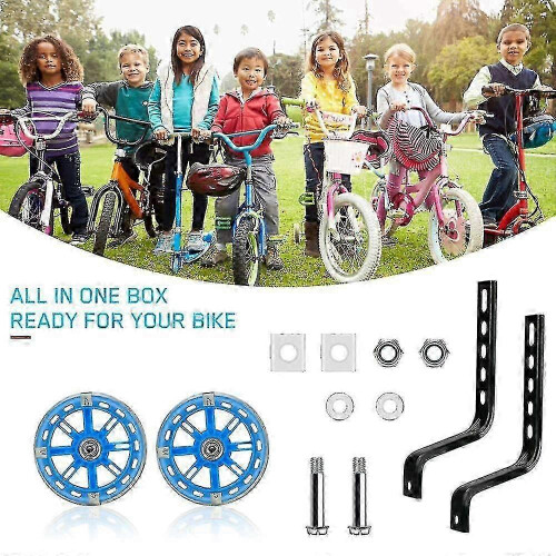 (As show, One size) Kids Training Wheels For 20 Inch Bicycle With Stabilization 1