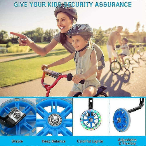 (As show, One size) Kids Training Wheels For 20 Inch Bicycle With Stabilization 2