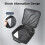 Waterproof EV Cable Storage Bag 32x32x10cm with Sponge Lining and Secure Fixation 12