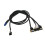 60cm Front Case Panel USB3.0+USB3.0+HD Audio Jack  I/O Board+Internal Wire USB Bezel  DIY Case Extension 1