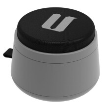 Magnetische -Luidspreker, Stereoluidspreker Inclusief Ingebouwde 500 MAh-Batterij Als Telefoonstandaard, Grijs
