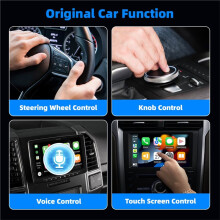 3 in 1 Mirror Link Wired to Wireless Carplay Adapter for Airplay Android Auto MirrorLink + Wifi USB Dongle