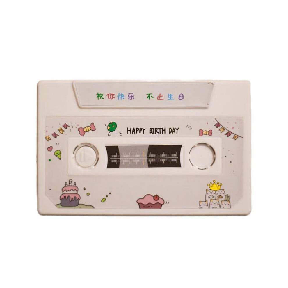 Recording Voice Card Tape Greeting Card Recordable 300 Seconds Diy Recording Music Card Valentine's Day Gift B 6031112841131