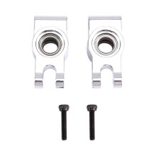 RC Auto Upgrade Achterbeker + Lagerset voor MJX 1/14 14301 14302 14303 14304 RC Auto Accessoires Zilver