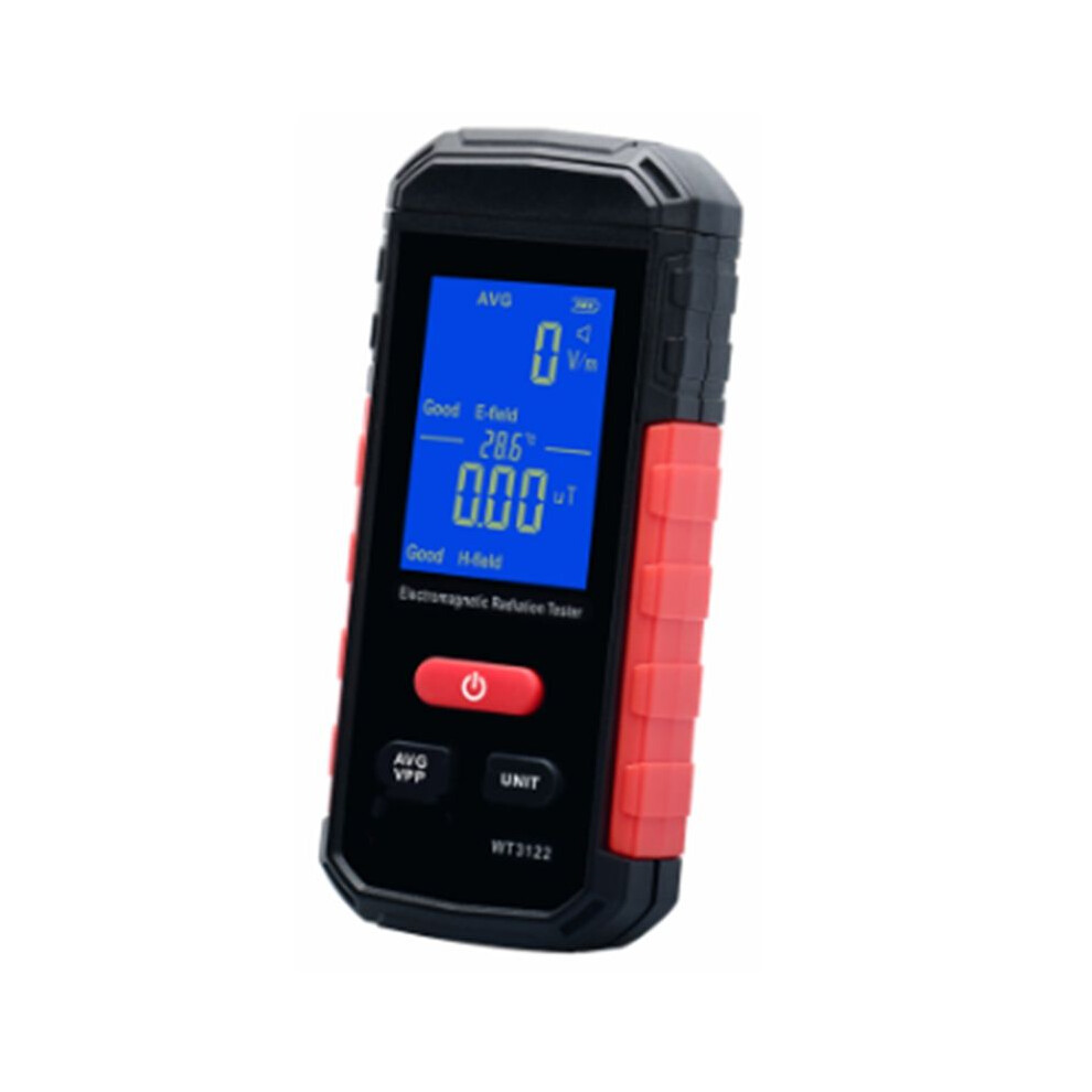 Electromagnetic Field Radiation Detector Digital Lcd Emf Meter Rechargeable Counter Emission Dosimeter Computer Tester 4712693133663