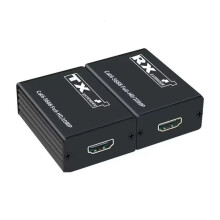 30M USB Extender Sender Empfänger -Kompatibel 1080p PC zu TV über Cat6 Cat7 RJ45 Ethernet Audio VideoConverter,A