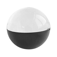 3D Kristallen Bol met DIY Videoweergave, 7 cm Displaybol, Perfect Als Familie- en Vriendencadeau en Als Afstudeercadeau, Zwart