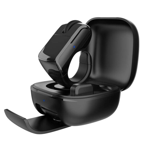 Universal  Ring Mouse with Touchpad and Scroll Wheel 2.4G+BT PPT E-Book Page Flipping for PC LAptops