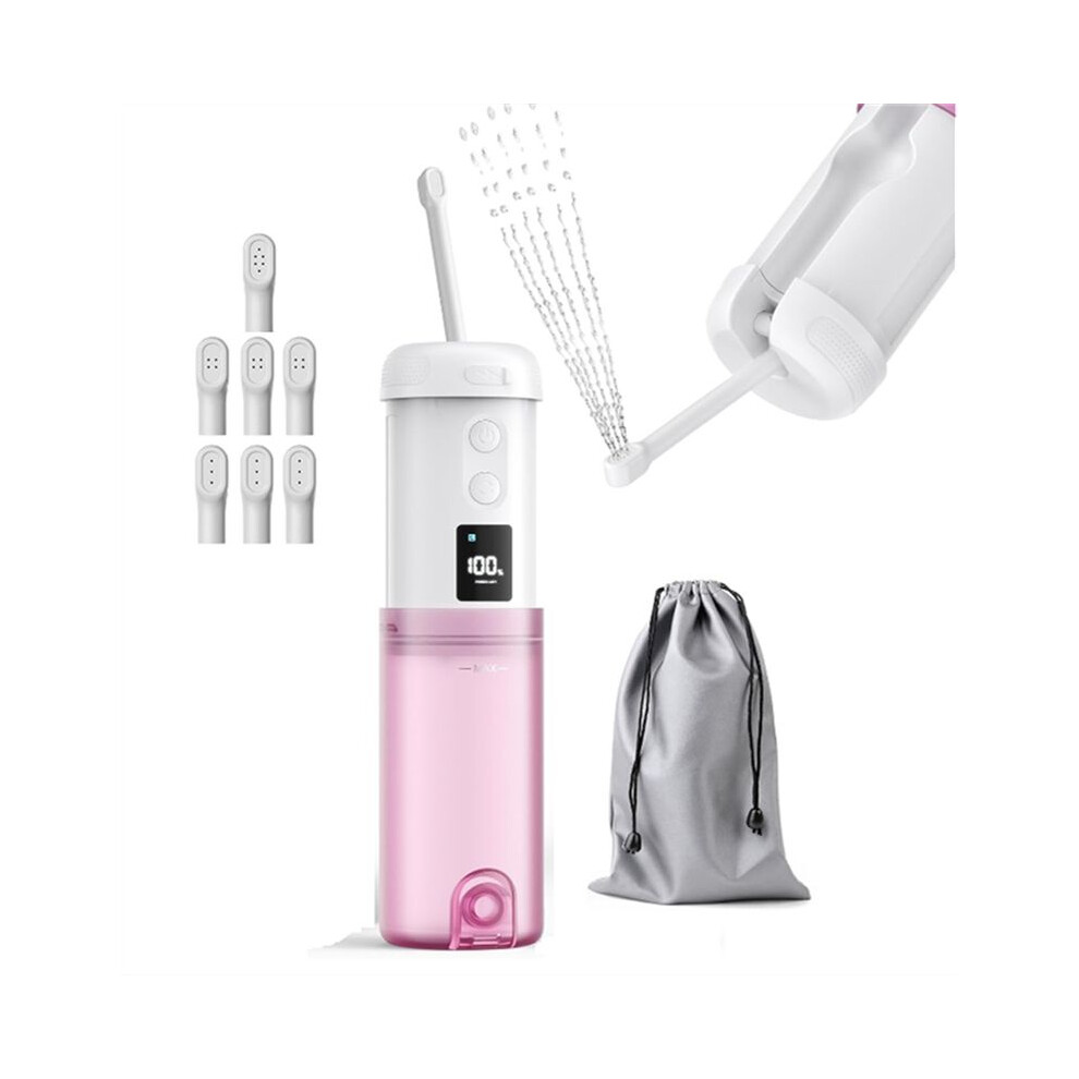 Portable Bidet -250Ml Water Tank, With 5 Sprays Modes, 2000Mah Rechargeable Electric Bib, With 8 Replaceable Nozzles 4711107332395