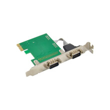 Expansion Card ST316 PCIe X1 AX99100 2S DB-9 Pin RS232 COM Port Multi-Function Convenient Expansion Card
