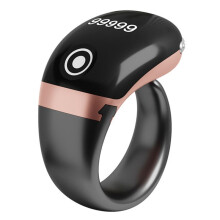 S7pro Elektronischer Fingerzähler mit OLED-Display 0-99999 Ringzähler Typ C APP-Steuerung Rose