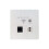 AP300Mbps USB Socket Wall Embedded Wireless AP Router Wall Charger WIFI USB Charging Socket Panel WiFi Socket White 1