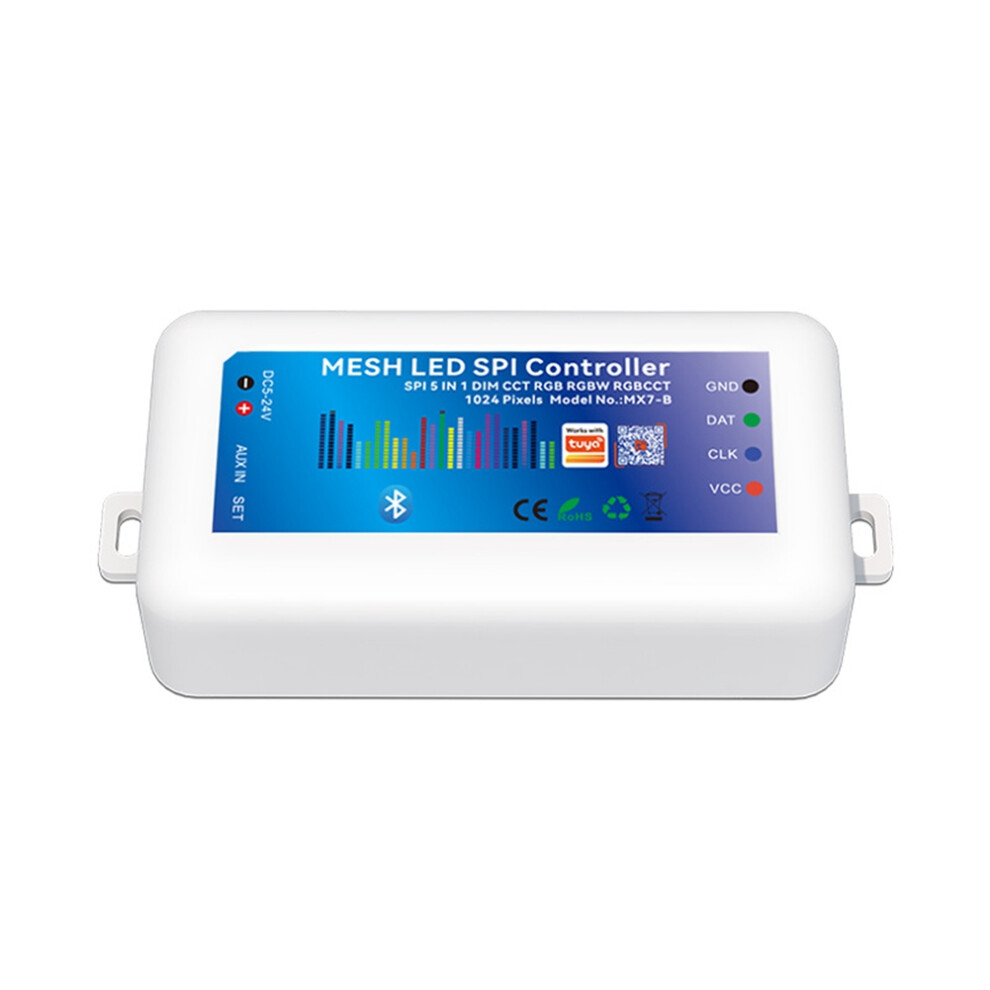 Colorful X7 Tuya Led Controller Music Rhythm Sync Sound Activated With Mic Rgb Color Modulator Light 6034206174436