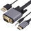 1080P -Compatible to VGA Adapter Cable 1.8m Data Cable 10Gbps HD Screen Cord with Audio Cable and Power Cable 1