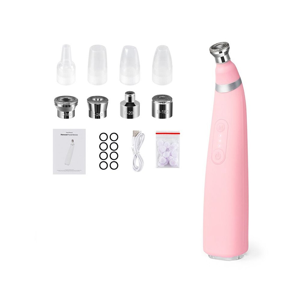 Portable Diamond Peeling Machine Microdermabrasion Facial Cleaning Blackhead Removal Device Handheld Exfoliator