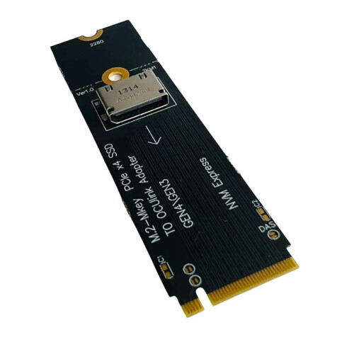 M.2 NVME to U.2 Oculink SFF-8612 Adapter PCI-E NGFF Multi-Function Convenience Adapter GEN4 1