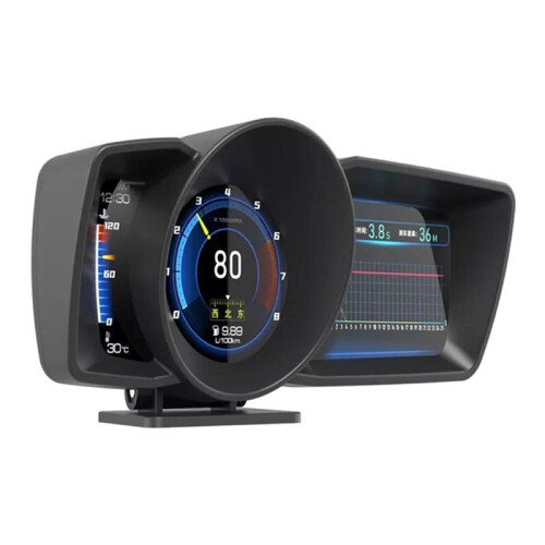 AP-7 HUD - Display OBD GPS Dual System Driving Computer LCD Computer Speedometer Universal 2